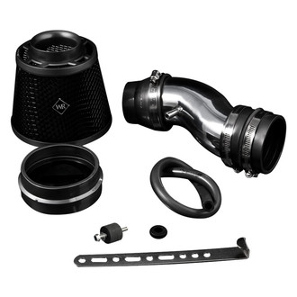 Weapon-R® - Secret Weapon Aluminum Polished Short Ram Air Intake System with Black Filter