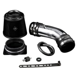 Weapon-R® - Secret Weapon Aluminum Polished Short Ram Air Intake System with Black Filter