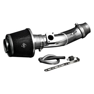Weapon-R® - Secret Weapon Aluminum Polished Short Ram Air Intake System with Black Filter