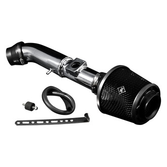 Weapon-R® - Secret Weapon Aluminum Polished Short Ram Air Intake System with Black Filter