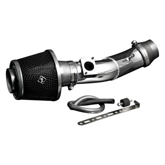 Weapon-R® - Secret Weapon Aluminum Polished Short Ram Air Intake System with Black Filter