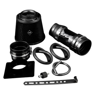Weapon-R® - Secret Weapon Aluminum Polished Short Ram Air Intake System with Black Filter