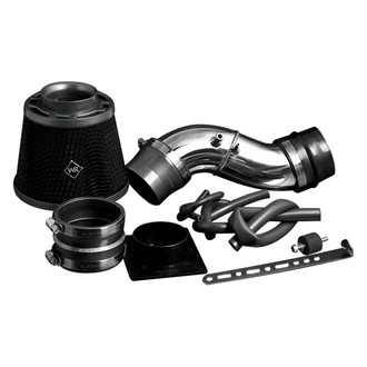 Weapon-R® - Secret Weapon Aluminum Polished Short Ram Air Intake System with Black Filter
