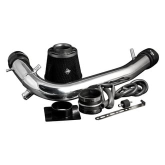 Weapon-R® - Secret Weapon Aluminum Polished Short Ram Air Intake System with Black Filter
