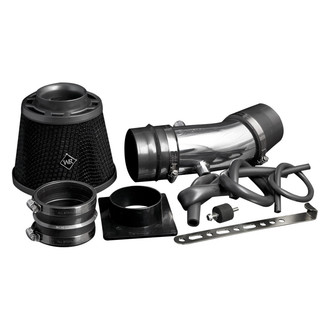 Weapon-R® - Secret Weapon Aluminum Polished Short Ram Air Intake System with Black Filter