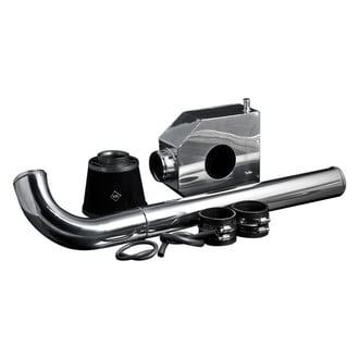 Weapon-R® - Secret Weapon Aluminum Polished Short Ram Air Intake System with Black Filter and Air Box