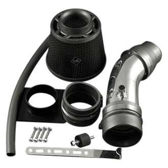 Weapon-R® - Secret Weapon Aluminum Polished Short Ram Air Intake System with Black Filter