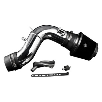 Weapon-R® - Secret Weapon Aluminum Polished Short Ram Air Intake System with Black Filter
