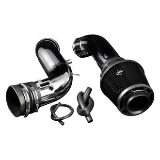 Weapon-R® - Secret Weapon Aluminum Polished Short Ram Air Intake System with Black Filter and Cold Air Extension
