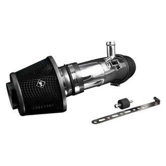 Weapon-R® - Secret Weapon Aluminum Polished Short Ram Air Intake System with Black Filter