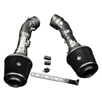 Weapon-R® - Secret Weapon Aluminum Polished Short Ram Air Intake System with Black Filter