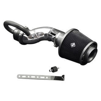 Weapon-R® - Secret Weapon Aluminum Polished Short Ram Air Intake System with Black Filter