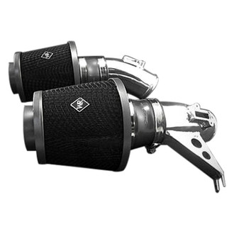 Weapon-R® - Secret Weapon Aluminum Polished Short Ram Air Intake System with Black Filter