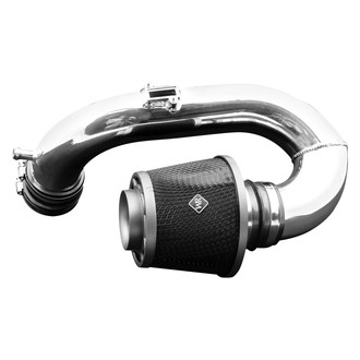 Weapon-R® - Secret Weapon Aluminum Polished Short Ram Air Intake System with Black Filter