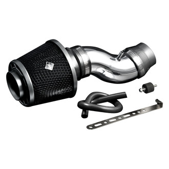 Weapon-R® - Secret Weapon Aluminum Polished Short Ram Air Intake System with Black Filter