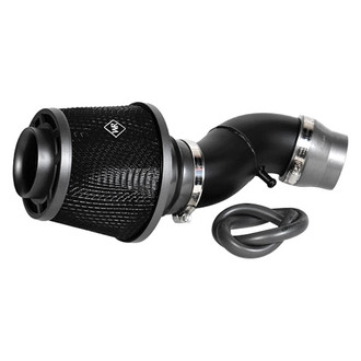 Weapon-R® - Stealth Secret Weapon Aluminum Flat Black Short Ram Air Intake System with Black Filter