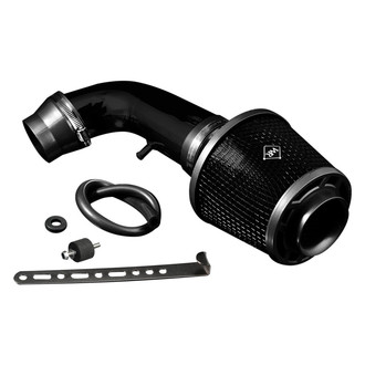 Weapon-R® - Stealth Secret Weapon Aluminum Flat Black Short Ram Air Intake System with Black Filter