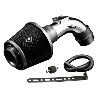 Weapon-R® - Secret Weapon Aluminum Polished Short Ram Air Intake System with Black Filter