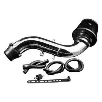 Weapon-R® - Secret Weapon Aluminum Polished Short Ram Air Intake System with Black Filter