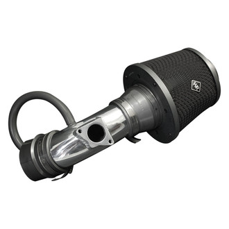 Weapon-R® - Secret Weapon Aluminum Polished Short Ram Air Intake System with Black Filter