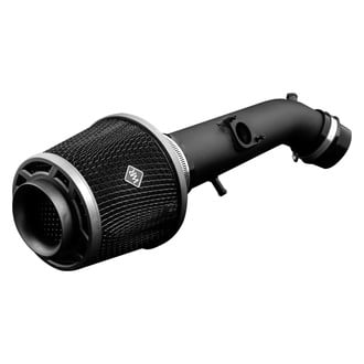 Weapon-R® - Stealth Secret Weapon Aluminum Flat Black Short Ram Air Intake System with Black Filter