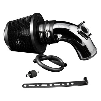 Weapon-R® - Secret Weapon Aluminum Polished Short Ram Air Intake System with Black Filter