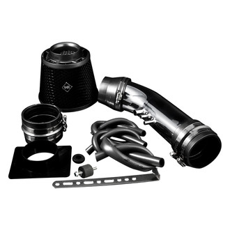 Weapon-R® - Secret Weapon Aluminum Polished Short Ram Air Intake System with Black Filter