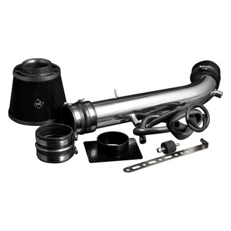 Weapon-R® - Secret Weapon Aluminum Polished Short Ram Air Intake System with Black Filter
