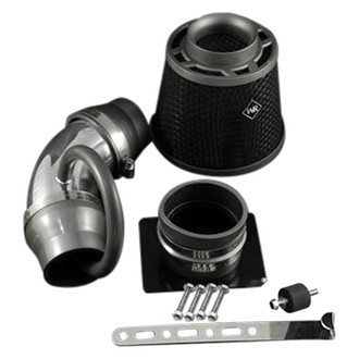 Weapon-R® - Secret Weapon Aluminum Polished Short Ram Air Intake System with Black Filter