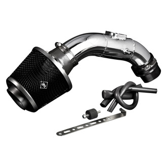 Weapon-R® - Secret Weapon Aluminum Polished Short Ram Air Intake System with Black Filter