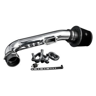 Weapon-R® - Secret Weapon Aluminum Polished Short Ram Air Intake System with Black Filter