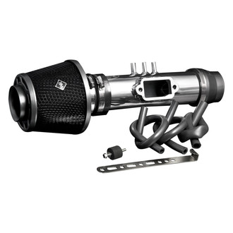 Weapon-R® - Secret Weapon Aluminum Polished Short Ram Air Intake System with Black Filter
