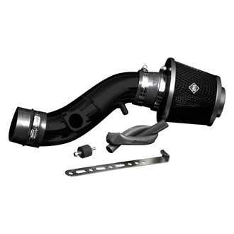 Weapon-R® - Stealth Secret Weapon Aluminum Flat Black Short Ram Air Intake System with Black Filter