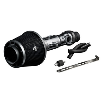 Weapon-R® - Secret Weapon Aluminum Polished Short Ram Air Intake System with Black Filter