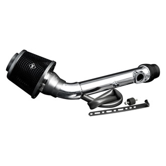 Weapon-R® - Secret Weapon Aluminum Polished Short Ram Air Intake System with Black Filter