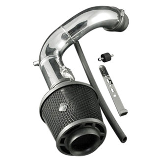 Weapon-R® - Secret Weapon Aluminum Polished Short Ram Air Intake System with Black Filter