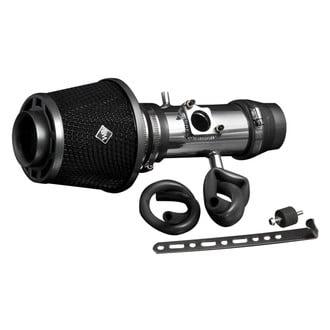 Weapon-R® - Secret Weapon Aluminum Polished Short Ram Air Intake System with Black Filter
