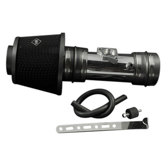 Weapon-R® - Secret Weapon Aluminum Polished Short Ram Air Intake System with Black Filter