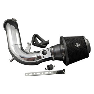 Weapon-R® - Secret Weapon Aluminum Polished Short Ram Air Intake System with Black Filter