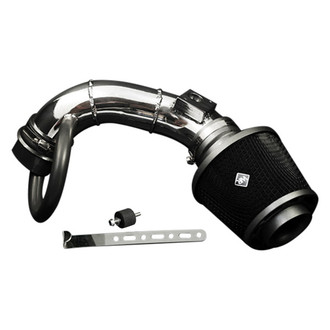 Weapon-R® - Secret Weapon Aluminum Polished Short Ram Air Intake System with Black Filter