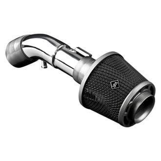 Weapon-R® - Secret Weapon Aluminum Polished Short Ram Air Intake System with Black Filter