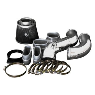 Weapon-R® - Secret Weapon Aluminum Polished Short Ram Air Intake System with Black Filter