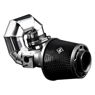 Weapon-R® - Secret Weapon Aluminum Polished Short Ram Air Intake System with Black Filter