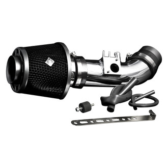 Weapon-R® - Secret Weapon Aluminum Polished Short Ram Air Intake System with Black Filter