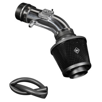Weapon-R® - Secret Weapon Aluminum Polished Short Ram Air Intake System with Black Filter