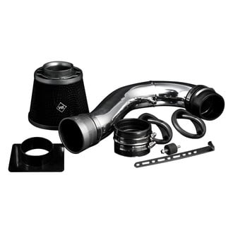 Weapon-R® - Secret Weapon Aluminum Polished Short Ram Air Intake System with Black Filter