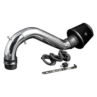Weapon-R® - Secret Weapon Aluminum Polished Short Ram Air Intake System with Black Filter