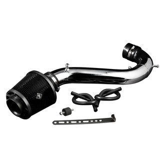 Weapon-R® - Secret Weapon Aluminum Polished Short Ram Air Intake System with Black Filter