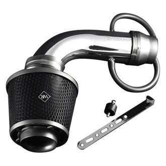 Weapon-R® - Secret Weapon Aluminum Polished Short Ram Air Intake System with Black Filter