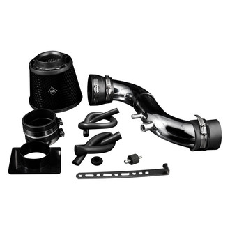 Weapon-R® - Secret Weapon Aluminum Polished Short Ram Air Intake System with Black Filter